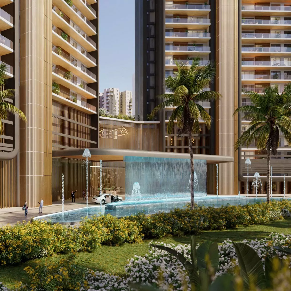 Ganga Realty Nandaka Residential Floor street view